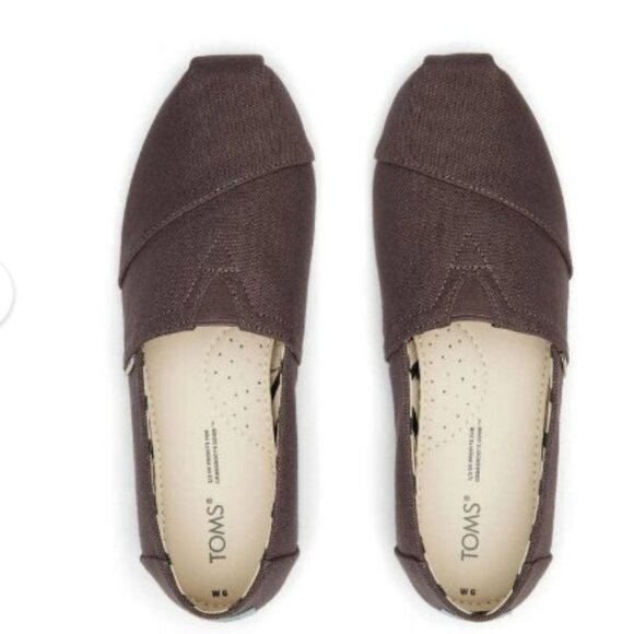 New! TOMS Women's Ash Canvas Classic - Picture 3 of 8